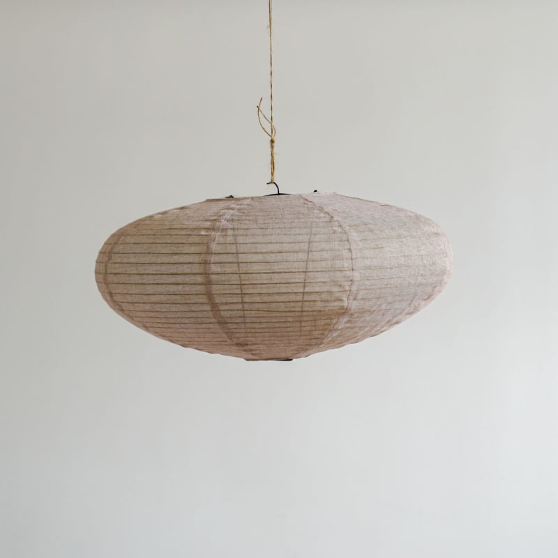 Κρεμαστό φωτιστικό UFO από ύφασμα, σε στυλ Wabi-Sabi, ιαπωνικού ύφους με λινό επίπεδο φαναράκι για ξενώνες, εστιατόρια και υπνοδωμάτια