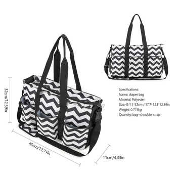 Geantă pentru mamă cu capacitate mare, izolație pentru sticle, curea de umăr crossbody, spațiu de depozitare multifuncțional