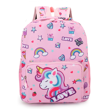 Rucsac pentru preșcolari cu unicorn, pentru copii 3–5 ani, design desen animat, reducerea încărcăturii