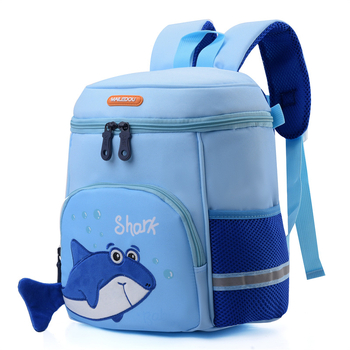 Noul rucsac pentru copii cu design de rechin — rucsac ușor, tip găleată, pentru fete și băieți