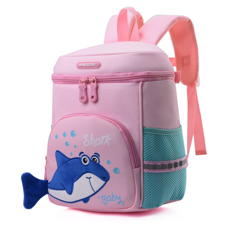 Noul rucsac pentru copii cu design de rechin — rucsac ușor, tip găleată, pentru fete și băieți