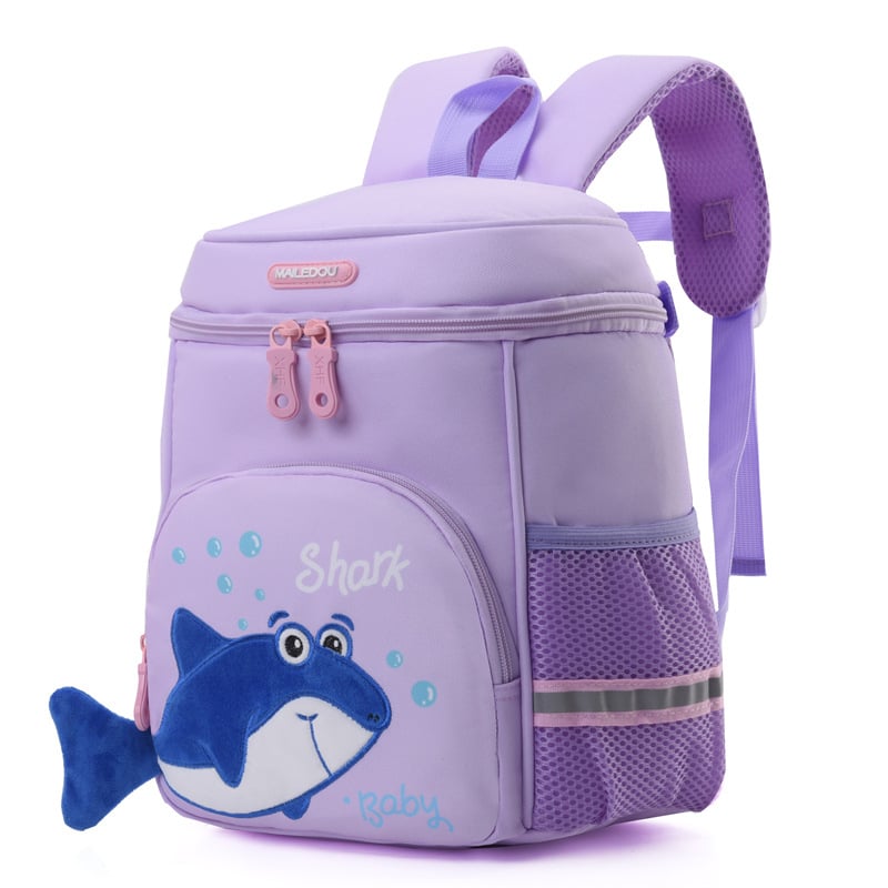 Noul rucsac pentru copii cu design de rechin — rucsac ușor, tip găleată, pentru fete și băieți