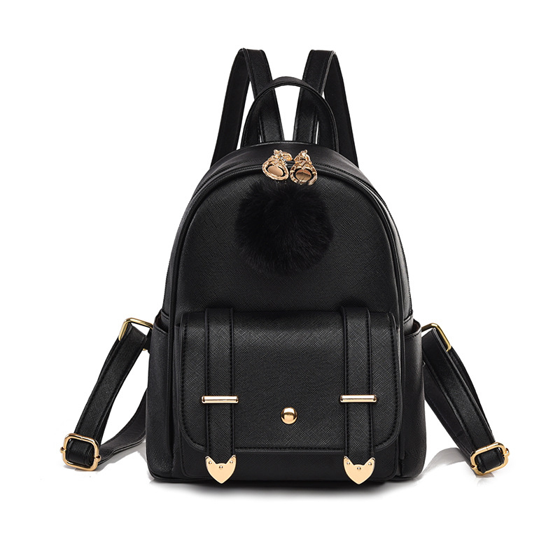 Női PU bőr hátizsák, koreai stílus, 2026 tavaszi divat, utazáshoz és iskolába