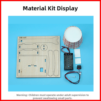 DIY Színes Mini Asztali Lámpa Készlet Technikai Projektekhez és Általános Iskolai Tudományos Kísérletekhez