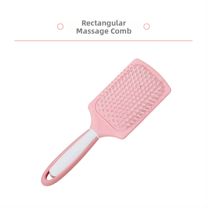 Pieptene anti-static cu pernă de aer pentru masajul părului, pentru bucle, din plastic, pieptene cu role portabile