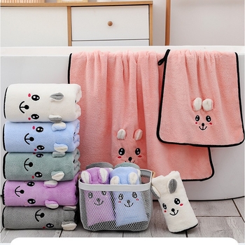 Sada uterákov Koala Rabbit-Ears Coral Fleece, 3-dielna darčeková krabička