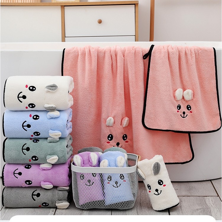 Sada uterákov Koala Rabbit-Ears Coral Fleece, 3-dielna darčeková krabička