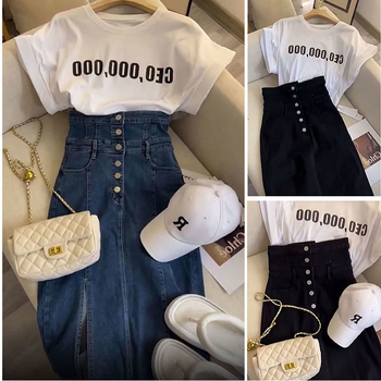 Francia inspirációjú, gyengéd rövid ujjú denim ruha nőknek, nyár, magas minőség