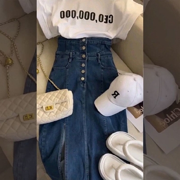 Francia inspirációjú, gyengéd rövid ujjú denim ruha nőknek, nyár, magas minőség