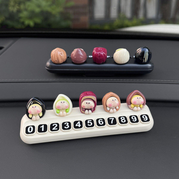 Νέο στυλ γλυκιά πινακίδα παρκαρίσματος σε σχήμα καρυδιού για το εσωτερικό του αυτοκινήτου