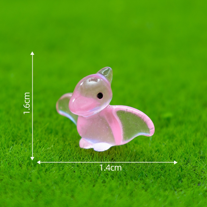 Sötétben világító dinoszaurusz figurák DIY miniatúrákhoz – T-Rex és Stegosaurus, gyanta figurák