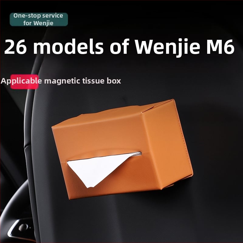 Aito M6 mágneses zsepiadagoló doboz autóhoz, zsepi tartó autóba, belső kiegészítő