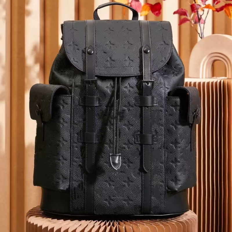 Uniszex bőr hátizsák, valódi bőr, 20–35 L, utazáshoz, kompatibil 14 hüvelykes laptophoz