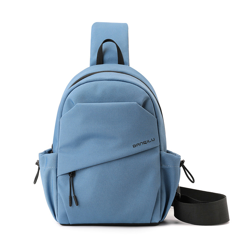 Geantă crossbody casual pentru bărbați, buzunar pentru tabletă de 8 inch, nylon, pentru utilizare zilnică și călătorii