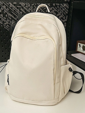 Unisex Oxford hátizsák, nagy kapacitású utazáshoz és iskolába, 20–35L, 15 hüvelykes laptophoz, egyszínű
