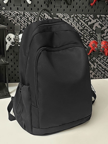 Unisex Oxford hátizsák, nagy kapacitású utazáshoz és iskolába, 20–35L, 15 hüvelykes laptophoz, egyszínű