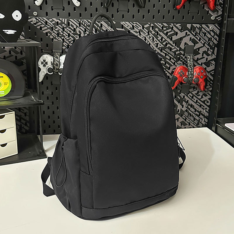 Unisex Oxford hátizsák, nagy kapacitású utazáshoz és iskolába, 20–35L, 15 hüvelykes laptophoz, egyszínű