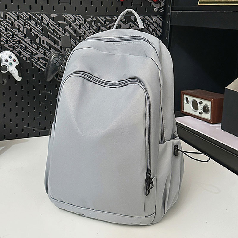 Unisex Oxford hátizsák, nagy kapacitású utazáshoz és iskolába, 20–35L, 15 hüvelykes laptophoz, egyszínű