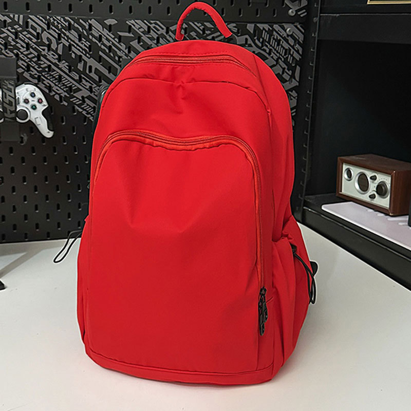 Unisex Oxford hátizsák, nagy kapacitású utazáshoz és iskolába, 20–35L, 15 hüvelykes laptophoz, egyszínű