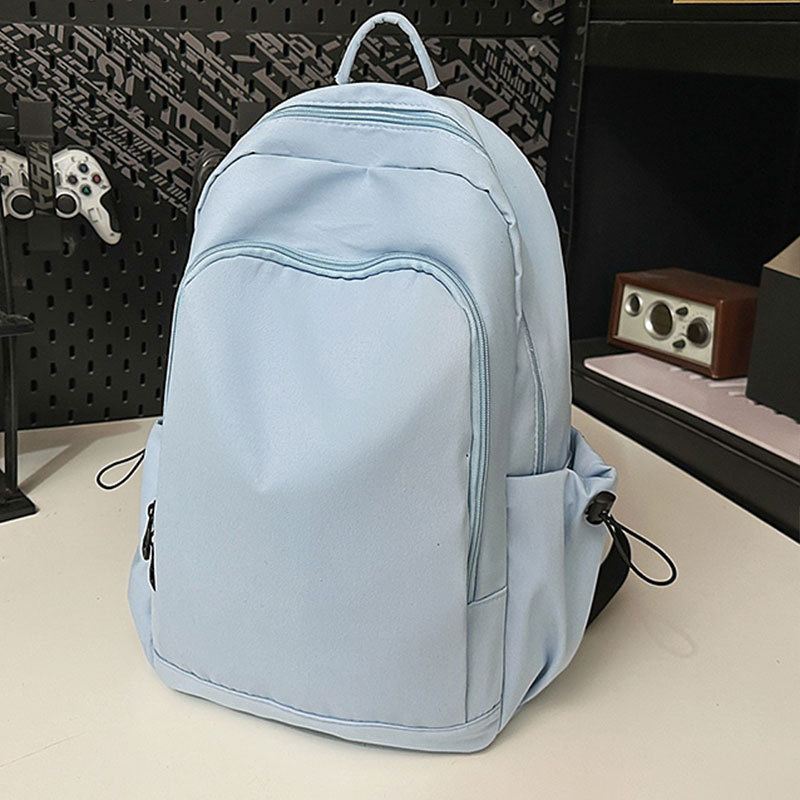 Unisex Oxford hátizsák, nagy kapacitású utazáshoz és iskolába, 20–35L, 15 hüvelykes laptophoz, egyszínű