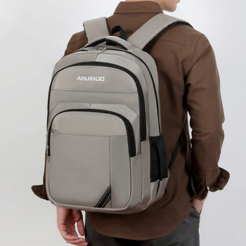 Rucsac de afaceri unisex pentru laptop, țesătură Oxford durabilă, model geometric, 36–55 L, potrivit pentru călătorii, naveta zilnică