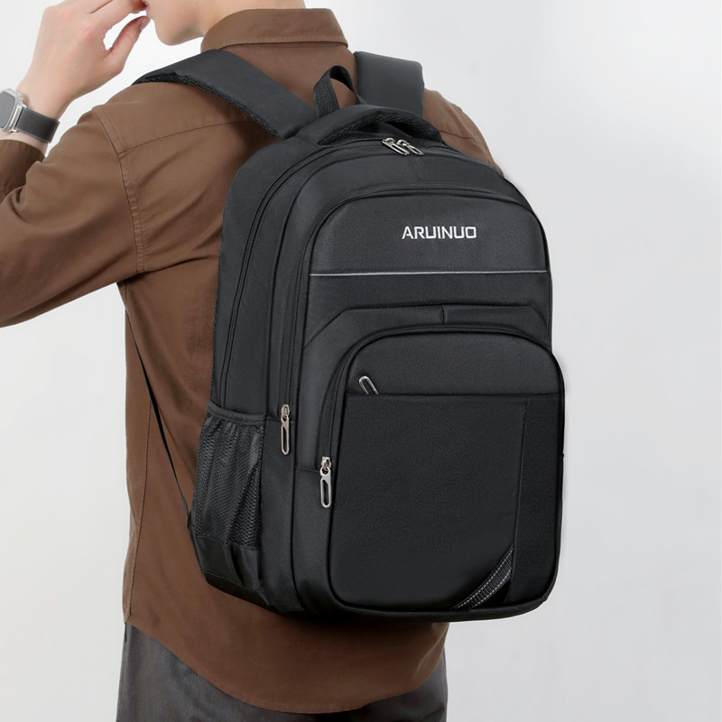 Rucsac de afaceri unisex pentru laptop, țesătură Oxford durabilă, model geometric, 36–55 L, potrivit pentru călătorii, naveta zilnică