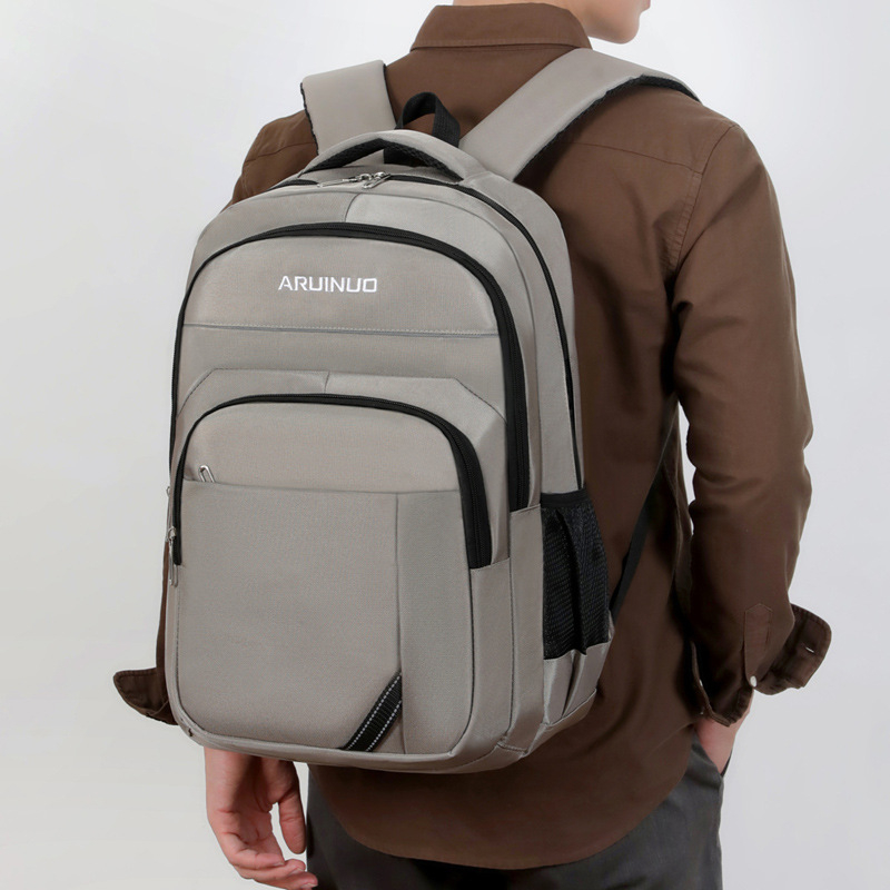 Rucsac de afaceri unisex pentru laptop, țesătură Oxford durabilă, model geometric, 36–55 L, potrivit pentru călătorii, naveta zilnică
