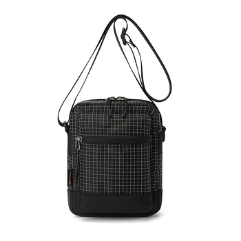 Geantă crossbody Wepower cu model în carouri, mică, utilizare zilnică, unisex, din nylon