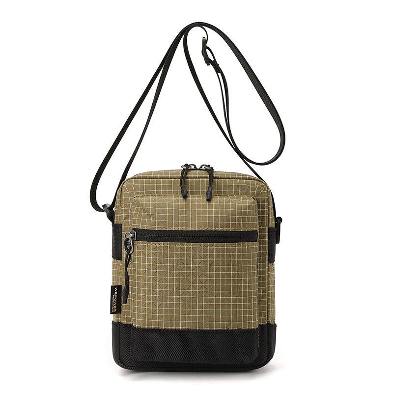 Geantă crossbody Wepower cu model în carouri, mică, utilizare zilnică, unisex, din nylon