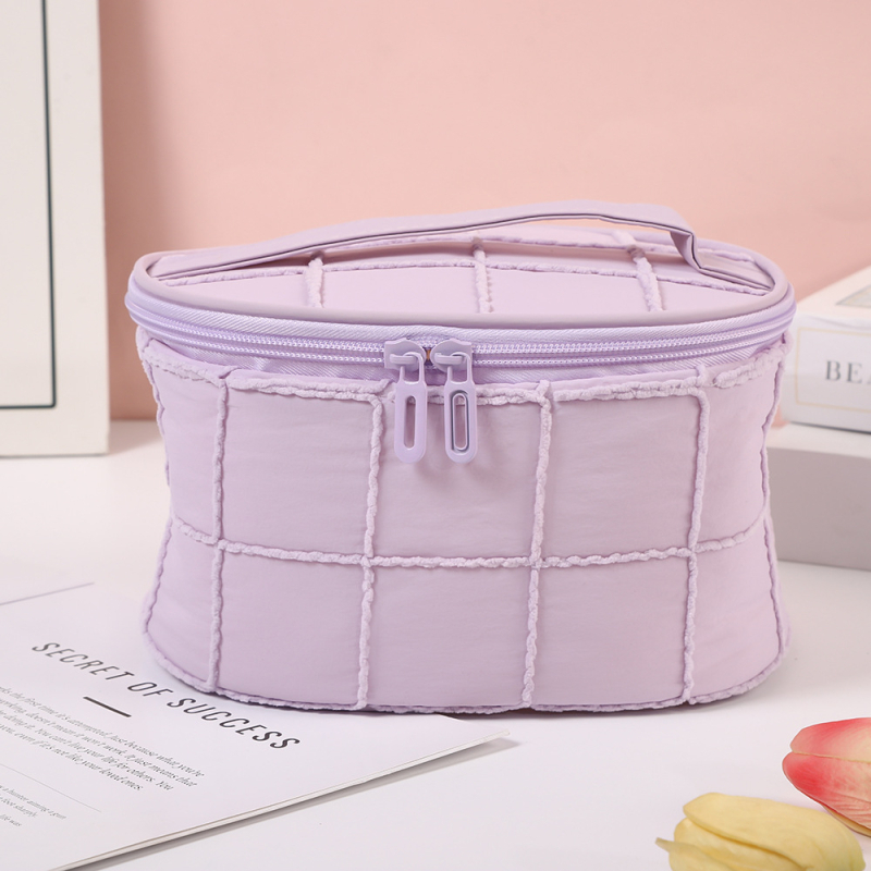 Smink- és toalettizsák, tavasz-nyár és ősz-tél modell, minimalist textúra, női koreai stílusú casual dizájn
