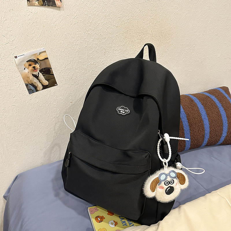 Uniszex nylon hátizsák iskola számára, 20–35 liter, 14 colos laptoprekesz, könnyű, egyszerű, campus-stílus