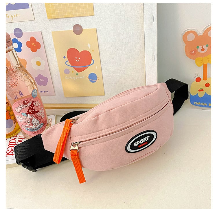 Νέα παιδική crossbody τσάντα, μονόχρωμη, γλυκό σχέδιο, για νηπιαγωγείο и δημοτικό, unisex