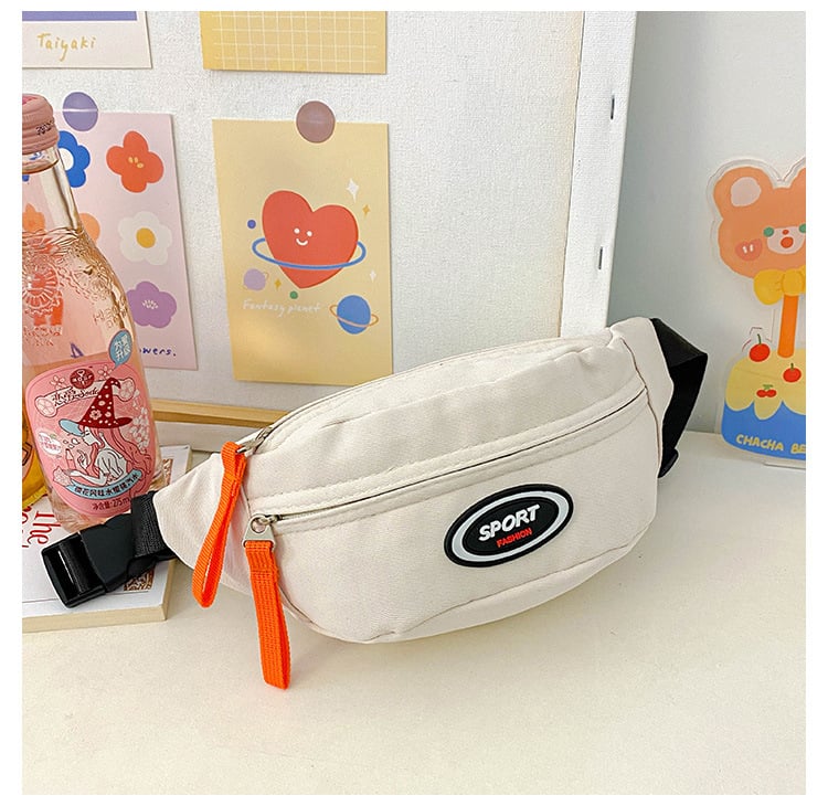 Νέα παιδική crossbody τσάντα, μονόχρωμη, γλυκό σχέδιο, για νηπιαγωγείο и δημοτικό, unisex