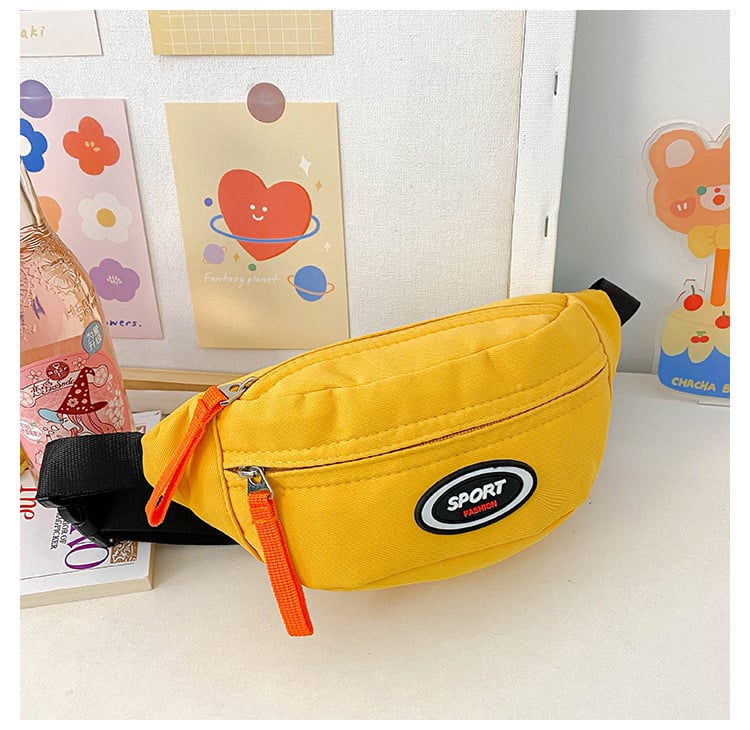 Νέα παιδική crossbody τσάντα, μονόχρωμη, γλυκό σχέδιο, για νηπιαγωγείο и δημοτικό, unisex