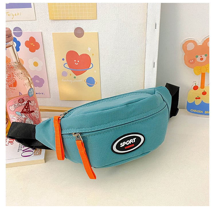Νέα παιδική crossbody τσάντα, μονόχρωμη, γλυκό σχέδιο, για νηπιαγωγείο и δημοτικό, unisex