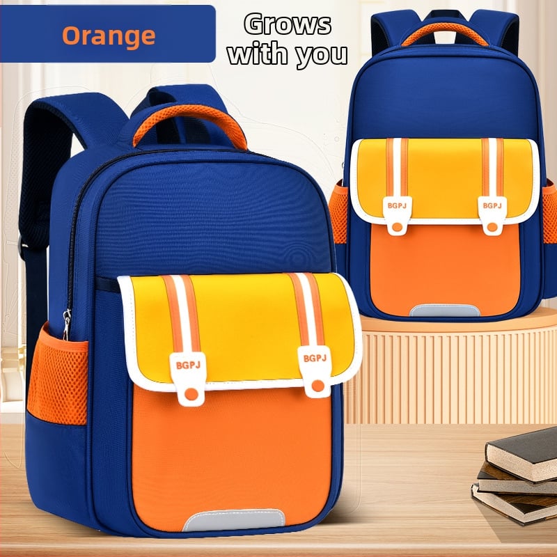 Rucsac pentru copii cu imprimeu pentru educație timpurie, unisex, material Oxford, impermeabil și rezistent, elemente reflectorizante, design cu contrast
