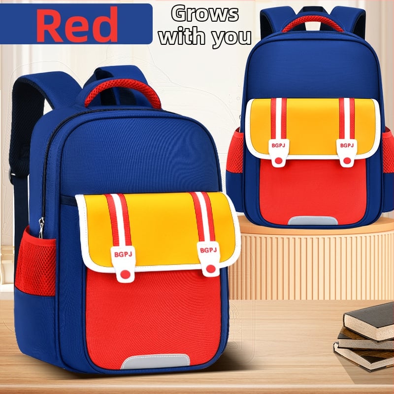 Rucsac pentru copii cu imprimeu pentru educație timpurie, unisex, material Oxford, impermeabil și rezistent, elemente reflectorizante, design cu contrast