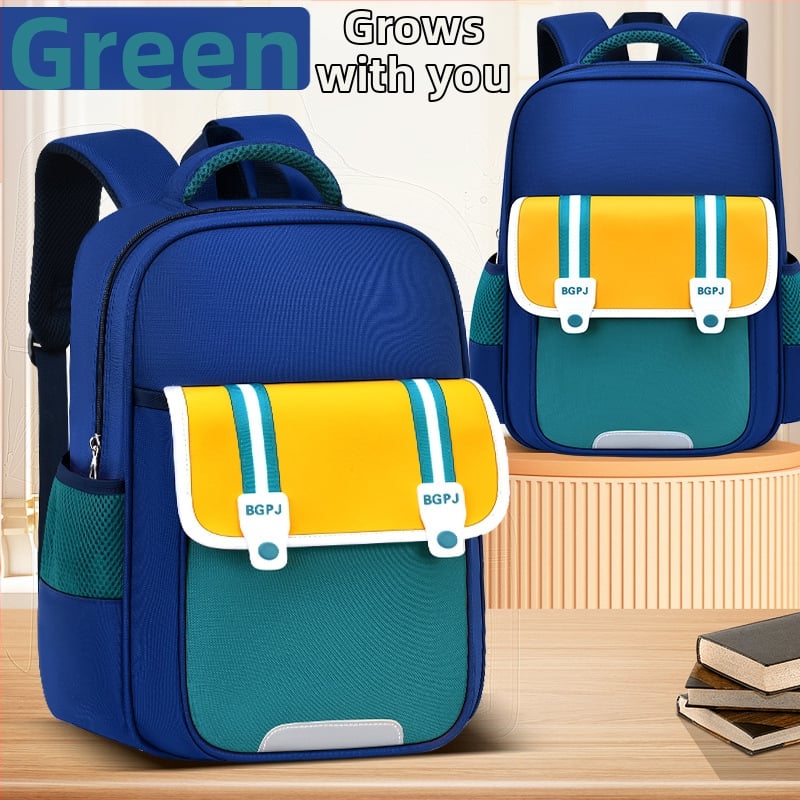 Rucsac pentru copii cu imprimeu pentru educație timpurie, unisex, material Oxford, impermeabil și rezistent, elemente reflectorizante, design cu contrast