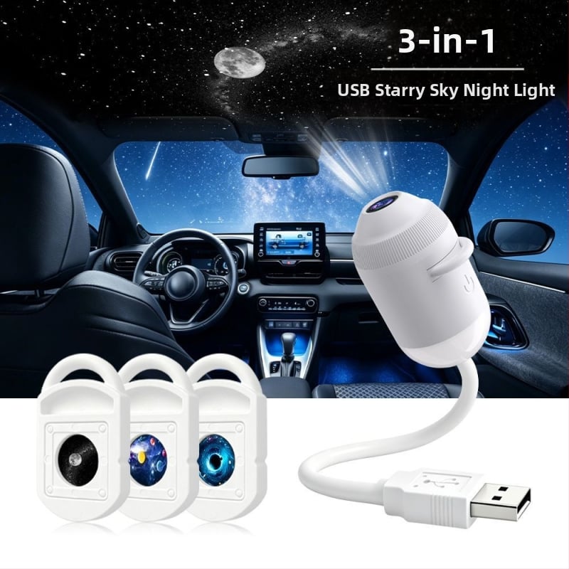 USB μικρός προβολέας αστερισμών, νυχτερινό φως για υπνοδωμάτιο και ατμόσφαιρα