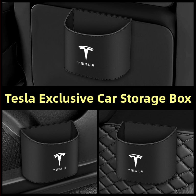 Odpadkový kôš a úložný priestor do interiéru auta Tesla Model 3/Model Y/Model X/Model S