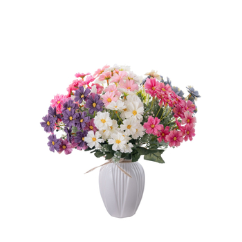 CallaFloral Mesterséges virágok — rózsacsokor otthoni díszítéshez és esküvői dekorációhoz