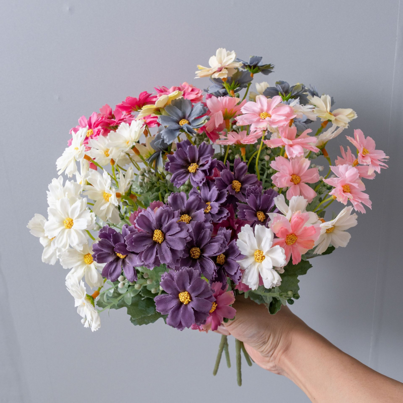 CallaFloral Mesterséges virágok — rózsacsokor otthoni díszítéshez és esküvői dekorációhoz