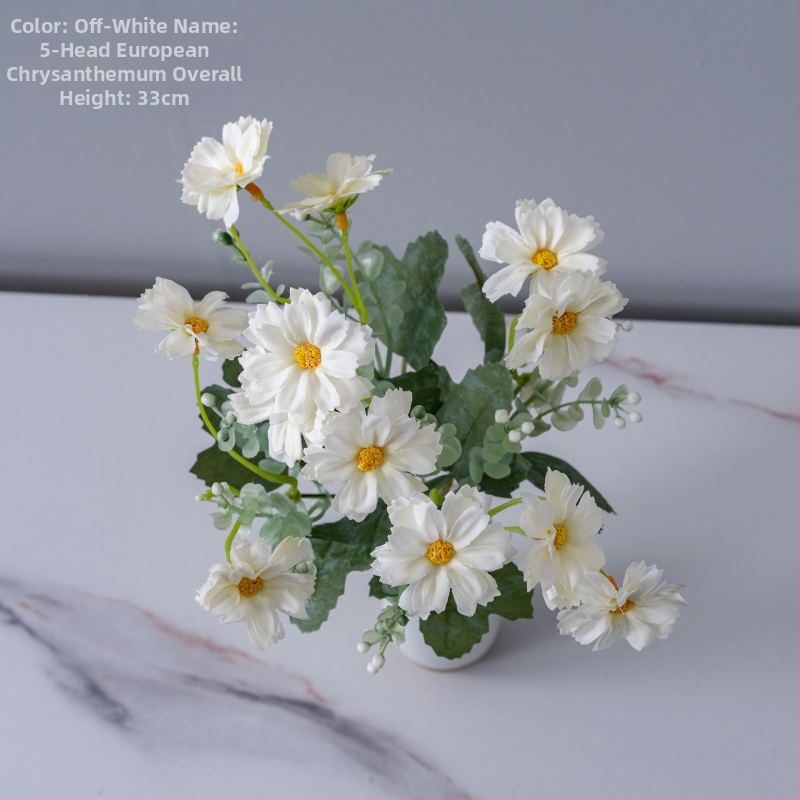 CallaFloral Mesterséges virágok — rózsacsokor otthoni díszítéshez és esküvői dekorációhoz
