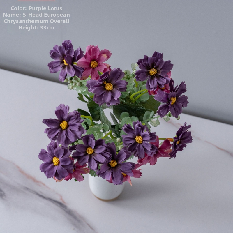 CallaFloral Mesterséges virágok — rózsacsokor otthoni díszítéshez és esküvői dekorációhoz