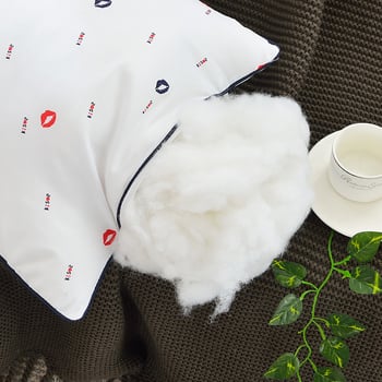 100% pamut nyaki támasztó párna, hotel-stílusú, téglalap alakú, fehér, magasság 10–15 cm, tömeg 0,55–1,0 kg, egy személyre