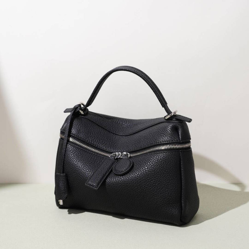 2026-os új texturált valódi bőrből készült crossbody táska nőknek, mindennapi elegancia, nyár 2026