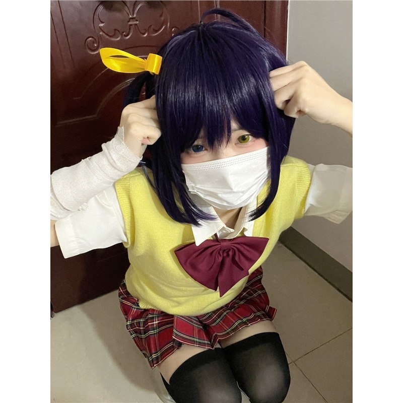 Love, Chunibyo & Other Delusions: Rikka Tōka cosplay – iskolai egyenruha készlet szoknyával