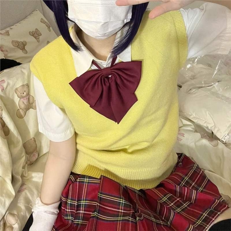 Love, Chunibyo & Other Delusions: Rikka Tōka cosplay – iskolai egyenruha készlet szoknyával