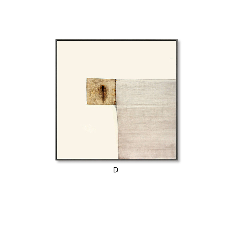 Gyöngéd narratív absztrakt dekoratív festmény modern minimalist stílusban nappalira és étkezőbe