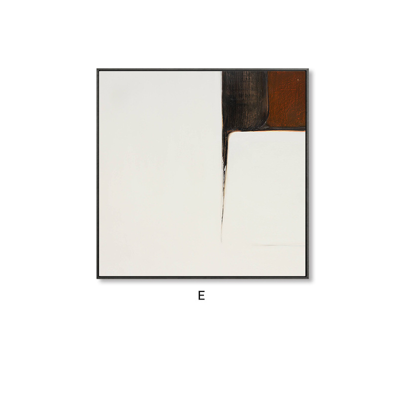 Gyöngéd narratív absztrakt dekoratív festmény modern minimalist stílusban nappalira és étkezőbe